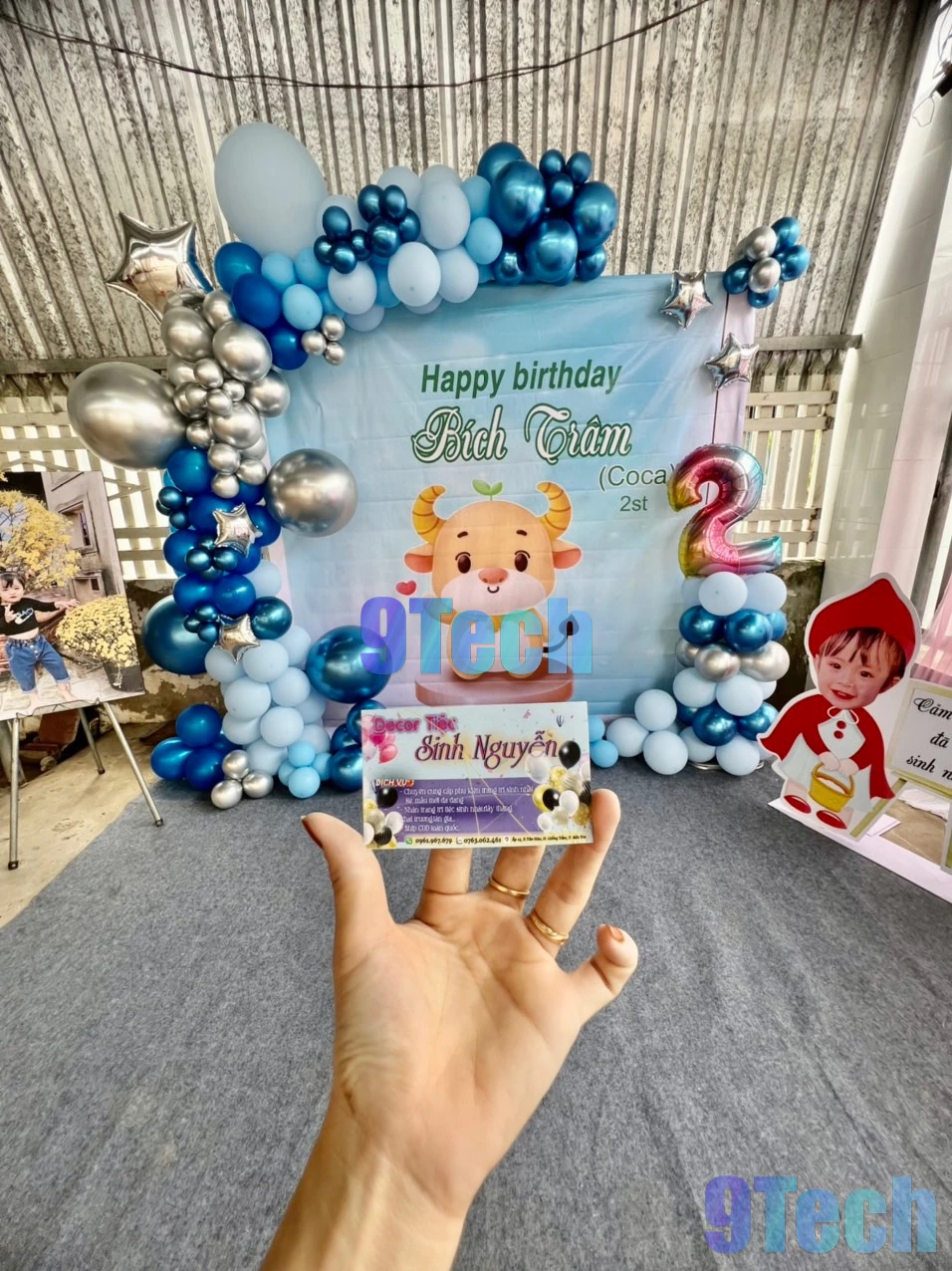 Dịch vụ Trang trí sinh nhật giá rẻ Bến Tre - Trang trí tiệc Sinh Nguyễn