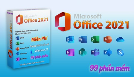Phần mềm Microsoft Office 2021 tối ưu cho windows 11