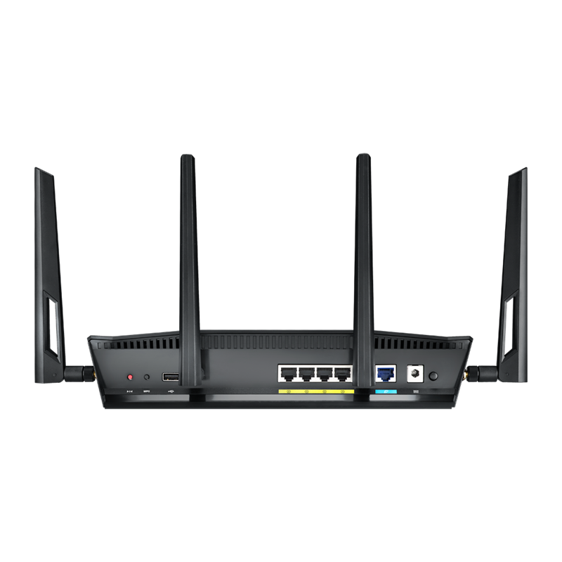 Mặt sau thiết bị wifi asus RT-AC3100