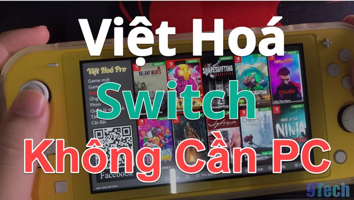 Việt hoá game switch không cần pc